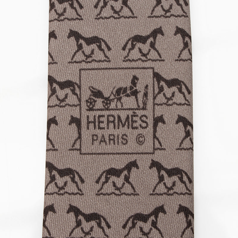 Hermes Silk Tie (SHF-21358)