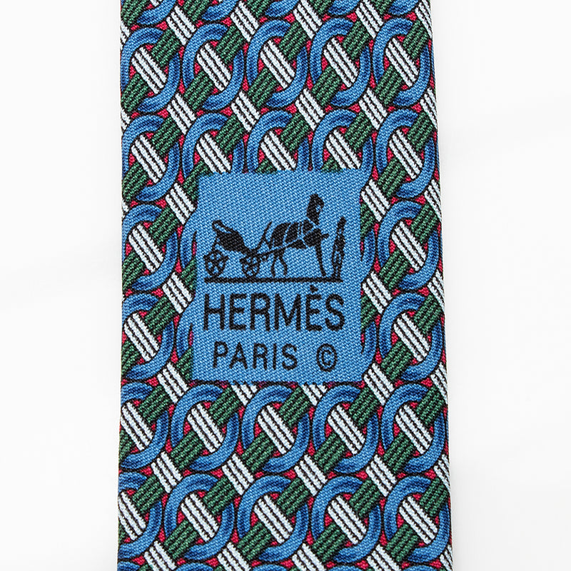 Hermes Silk Tie (SHF-21361)