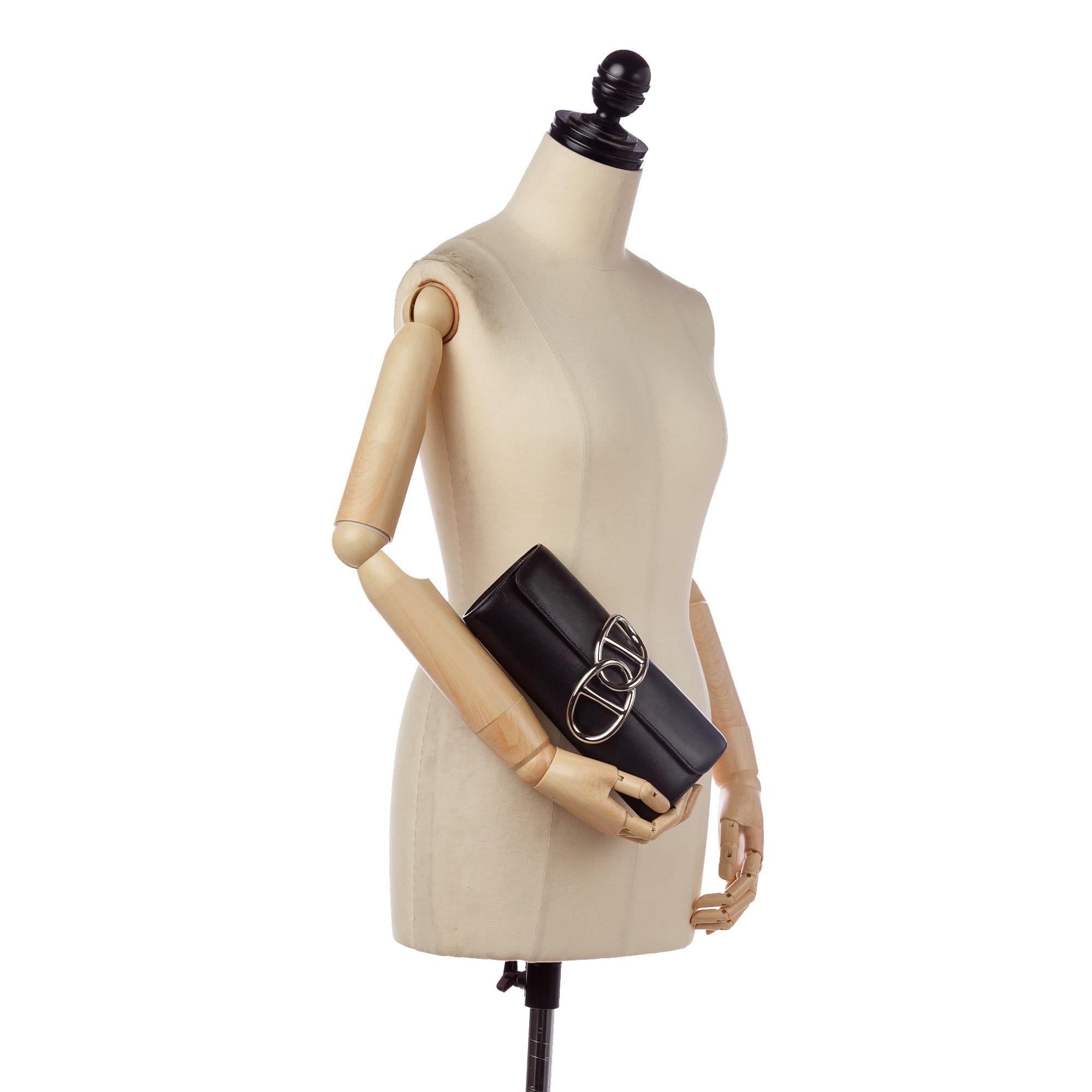 Hermes Tadelakt Egee Clutch Bag (SHG-37383)