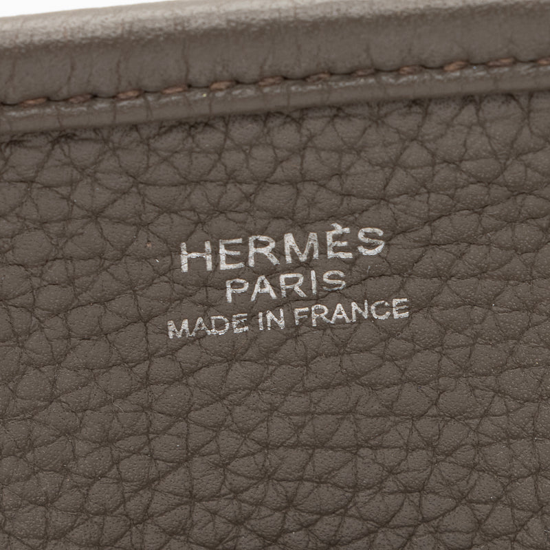 Hermes Taurillon Clemence Evelyne III PM Shoulder Bag (SHF-22515)