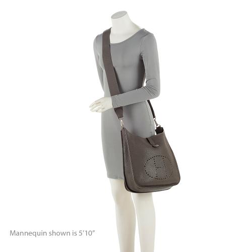 Hermes Taurillon Clemence Evelyne III PM Shoulder Bag (SHF-22515)
