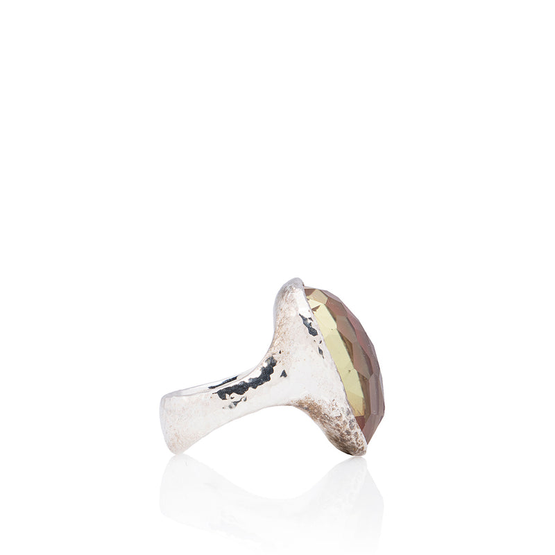 Ippolita Sterling Silver Quartz Rock Candy Ring - Size 7 1/2 - FINAL SALE (SHF-19616)