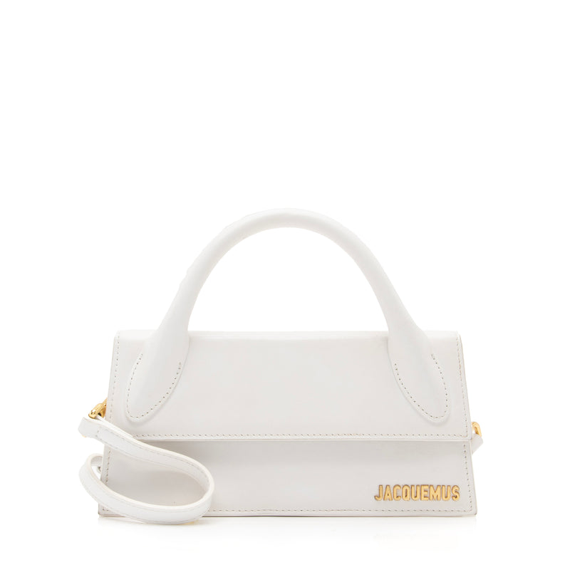 JACQUEMUS Le Chiquito Long Bag in White
