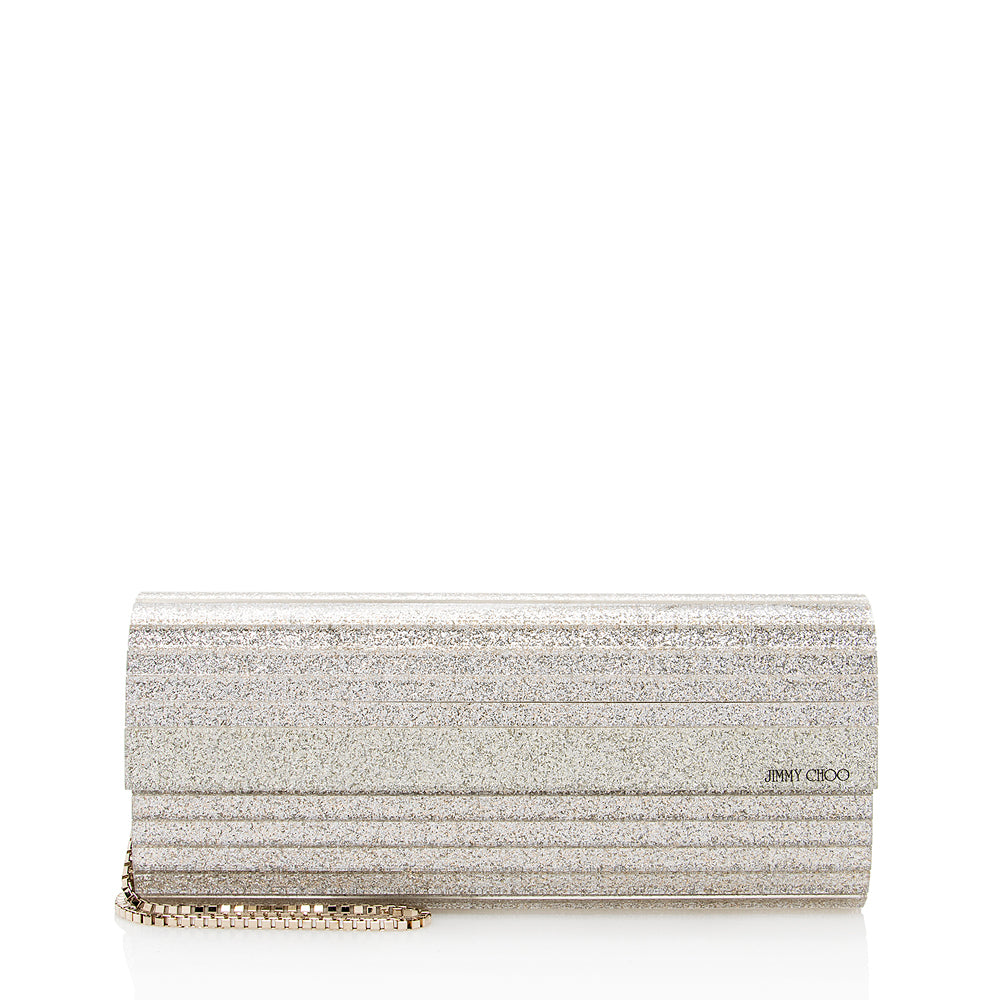 Jimmy Choo Acrylic Glitter Sweetie Clutch (SHF-19356)
