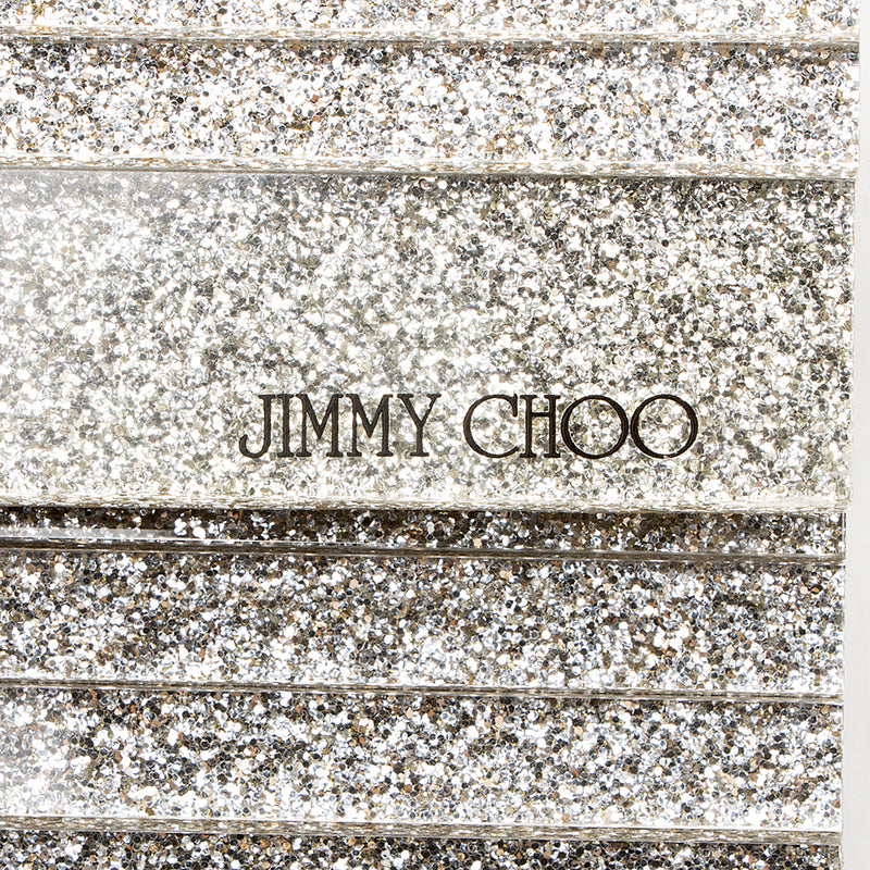 Jimmy Choo Acrylic Glitter Sweetie Clutch (SHF-19356)
