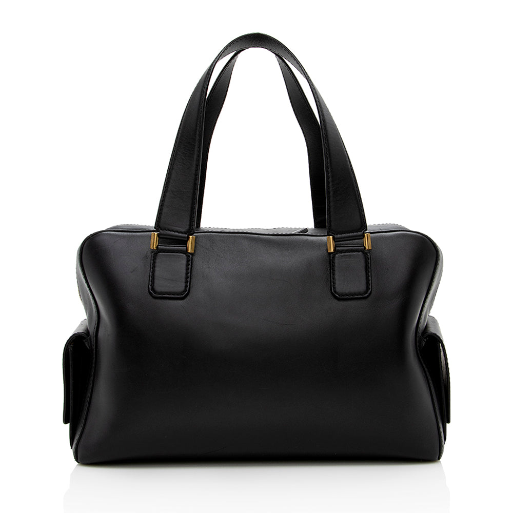 Jimmy Choo Calf Hair Leopard Catherine Satchel (SHF-16107)