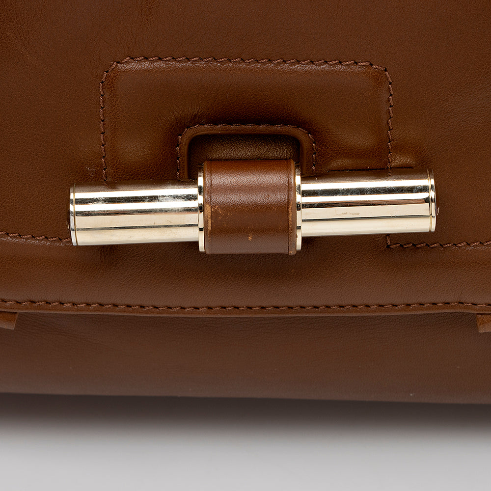 Jimmy Choo Calfskin Justine Large Tote (SHF-15970)