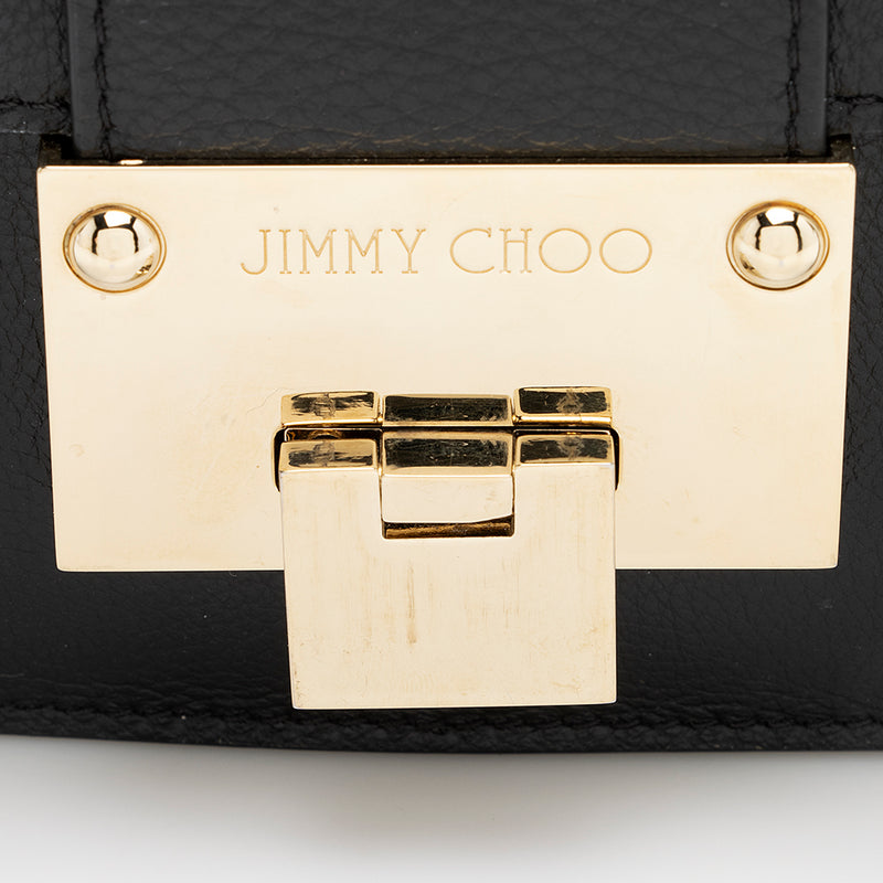 Jimmy Choo Leather Rebel Crossbody Bag (SHF-20859)
