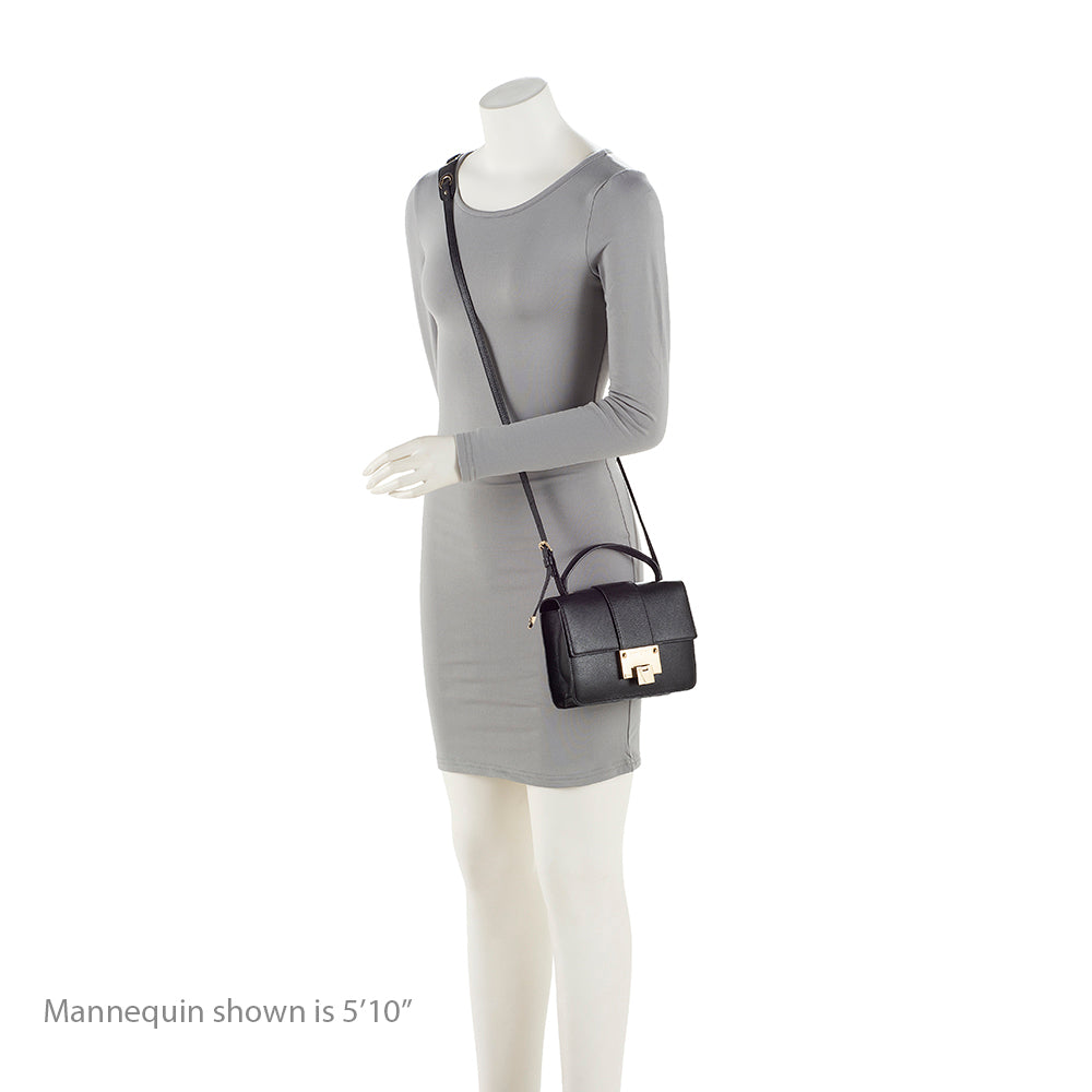 Jimmy Choo Leather Rebel Crossbody Bag (SHF-20859)