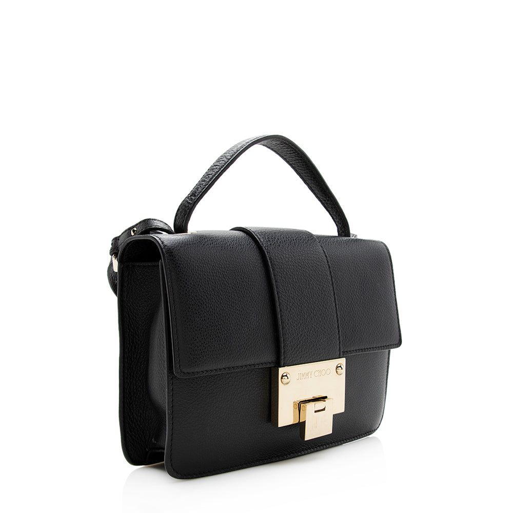 Jimmy Choo Leather Rebel Crossbody Bag (SHF-20859)