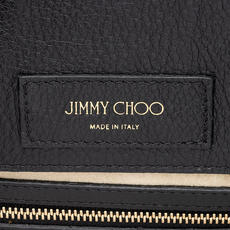 Jimmy Choo Leather Riley Mini Satchel (SHF-21193)