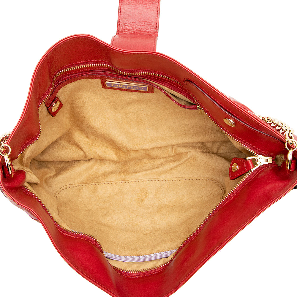 Jimmy Choo Leather Rio Clutch (SHF-16471)