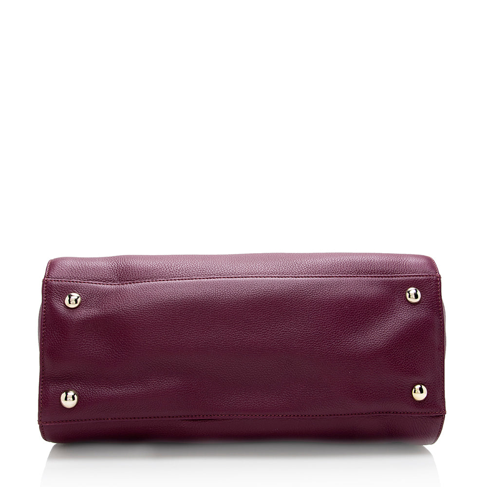 Jimmy Choo Leather Rosalie Satchel (SHF-18279)