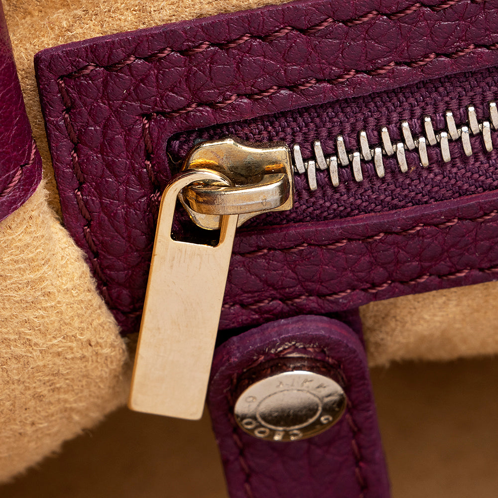 Jimmy Choo Leather Rosalie Satchel (SHF-18279)