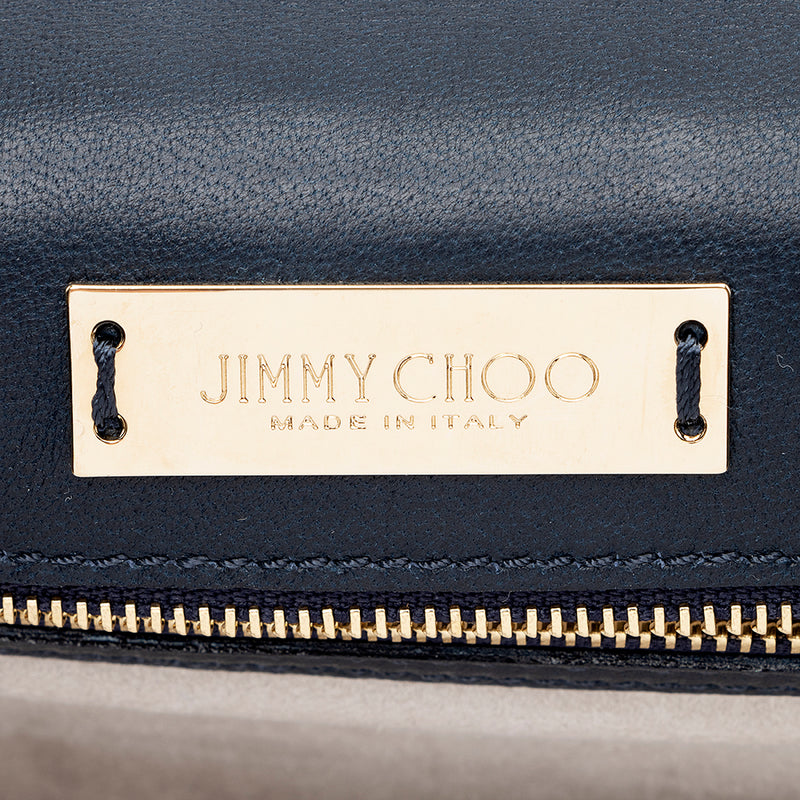 Jimmy Choo Leather Snakeskin Alara Wristlet (SHF-16248)