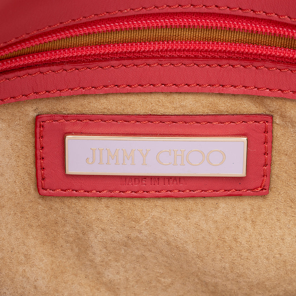 Jimmy Choo Leather Tulita Top Handle Shoulder Bag - FINAL SALE (SHF-19676)