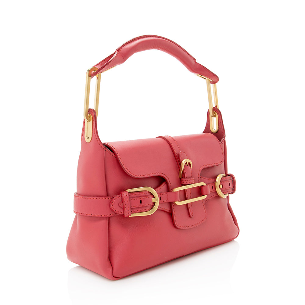 Jimmy Choo Leather Tulita Top Handle Shoulder Bag - FINAL SALE (SHF-19676)