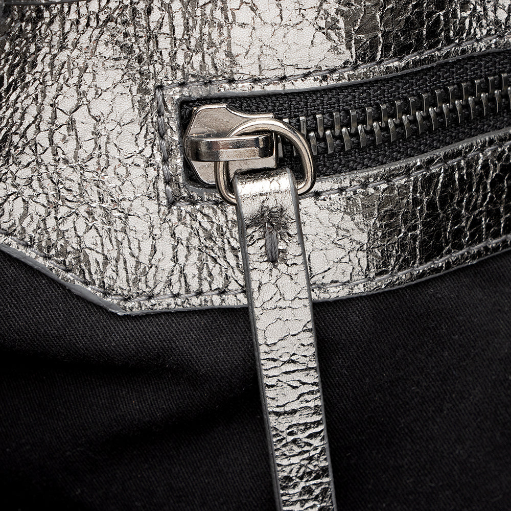 Jimmy Choo Metallic Calfskin Barra Tote (SHF-19425)