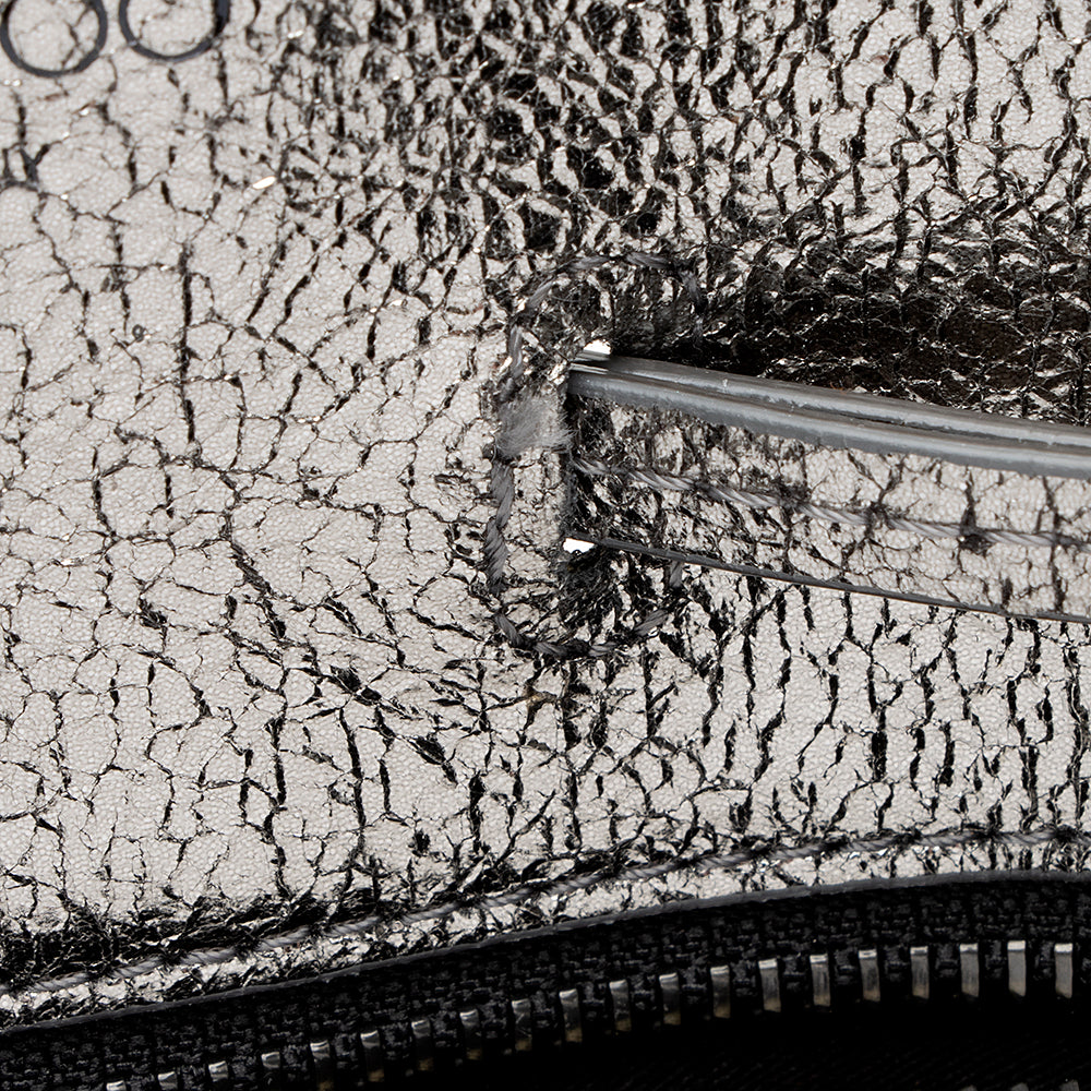 Jimmy Choo Metallic Calfskin Barra Tote (SHF-19425)