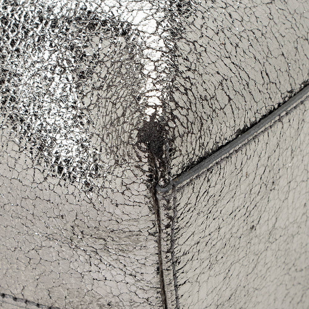 Jimmy Choo Metallic Calfskin Barra Tote (SHF-19425)