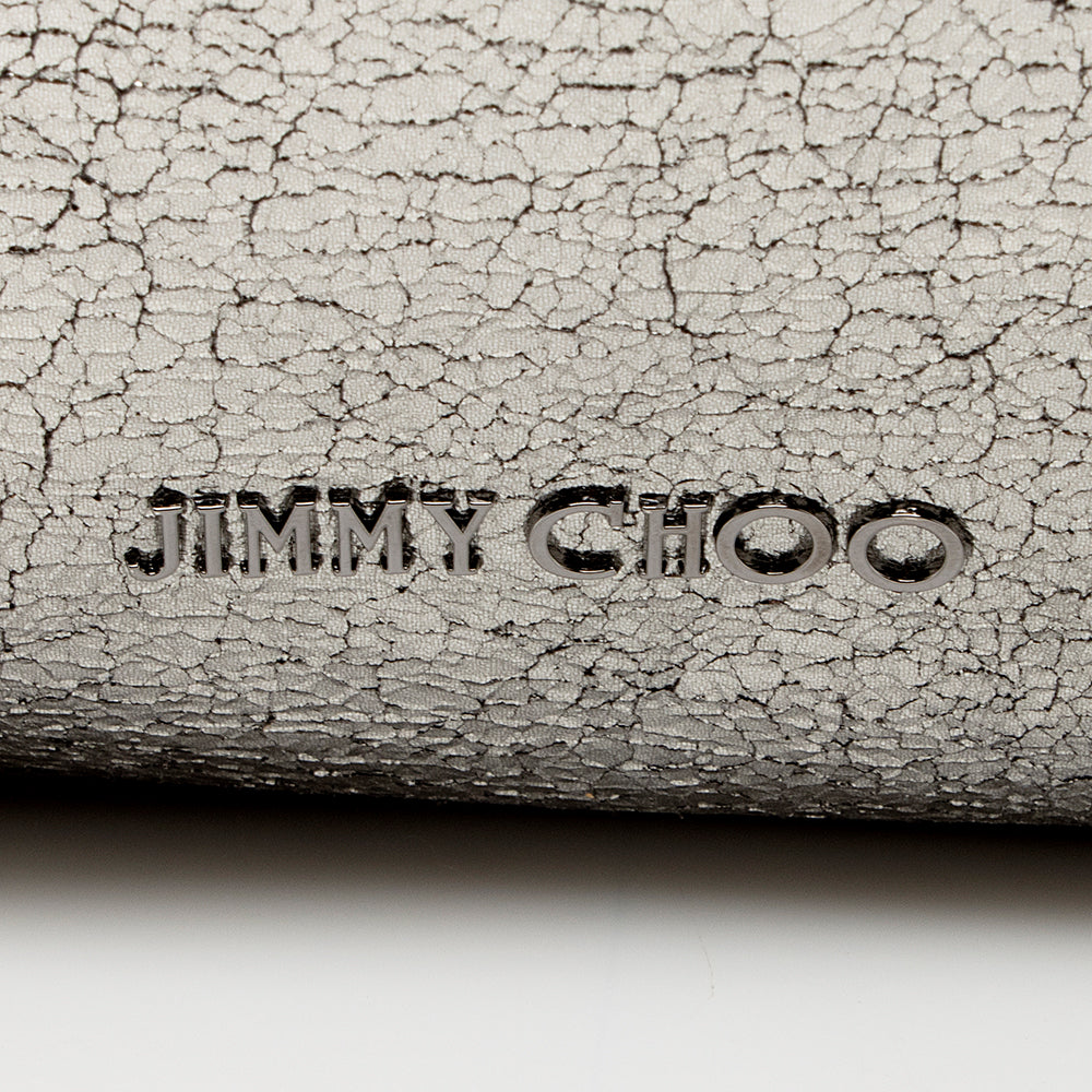 Jimmy Choo Metallic Calfskin Barra Tote (SHF-19425)