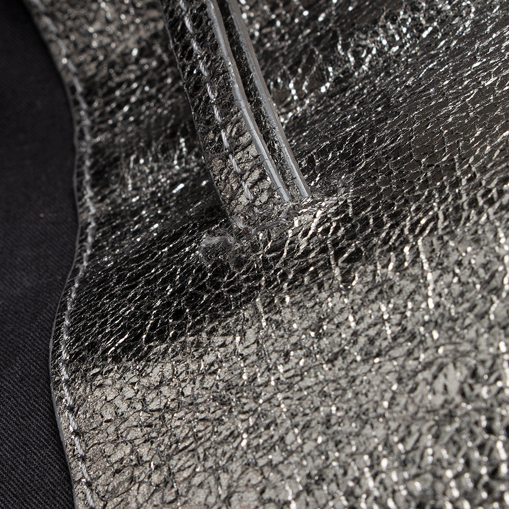 Jimmy Choo Metallic Calfskin Barra Tote (SHF-21618)