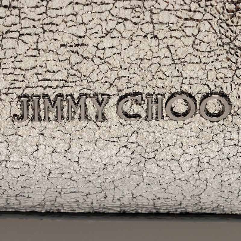 Jimmy Choo Metallic Calfskin Barra Tote (SHF-21618)