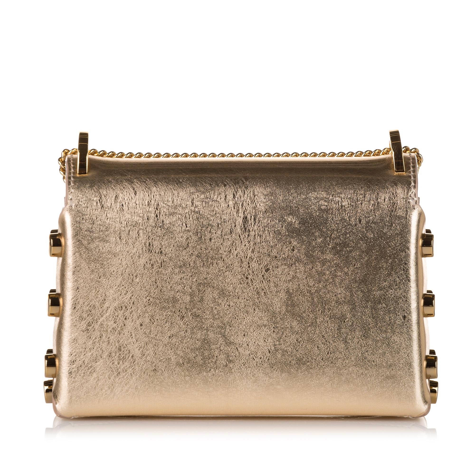 Jimmy Choo Mini Lockett Leather Crossbody Bag (SHG-31211)