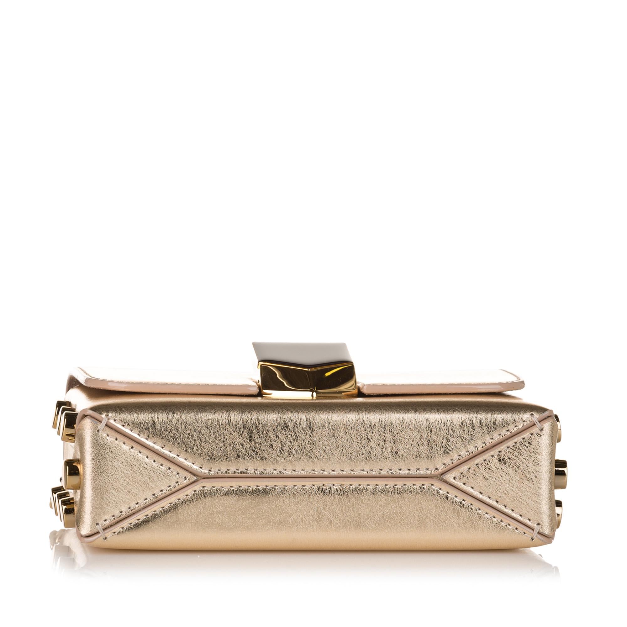 Jimmy Choo Mini Lockett Leather Crossbody Bag (SHG-31211)