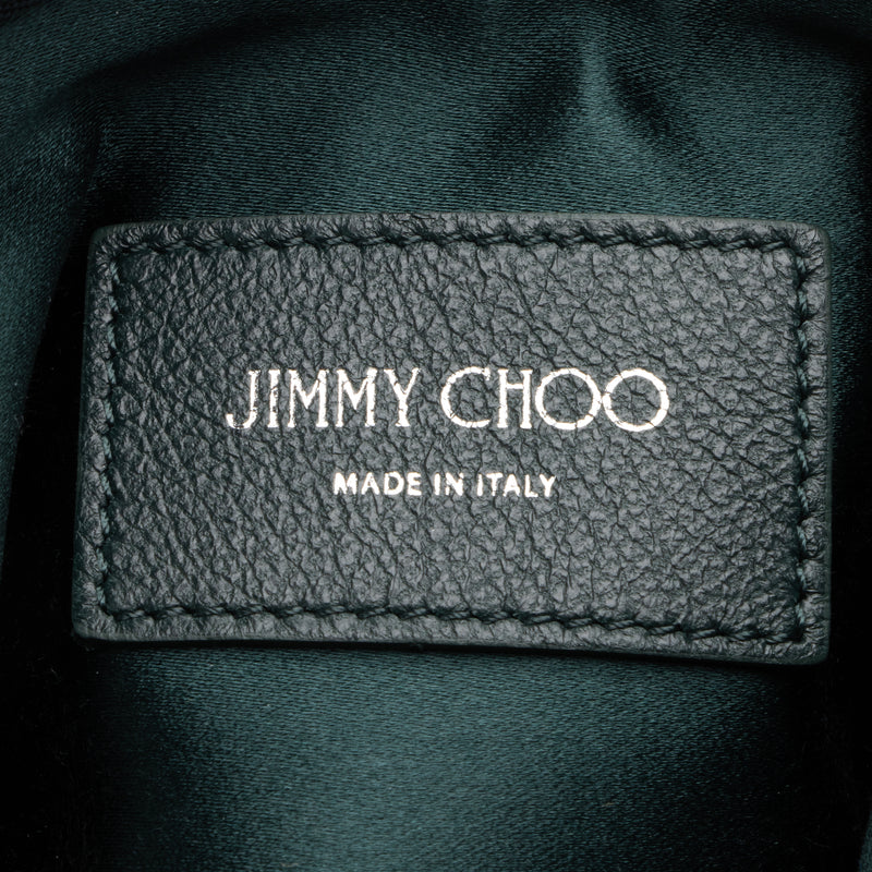 Jimmy Choo Suede Shimmer Callie Chain Clutch (SHF-23649)