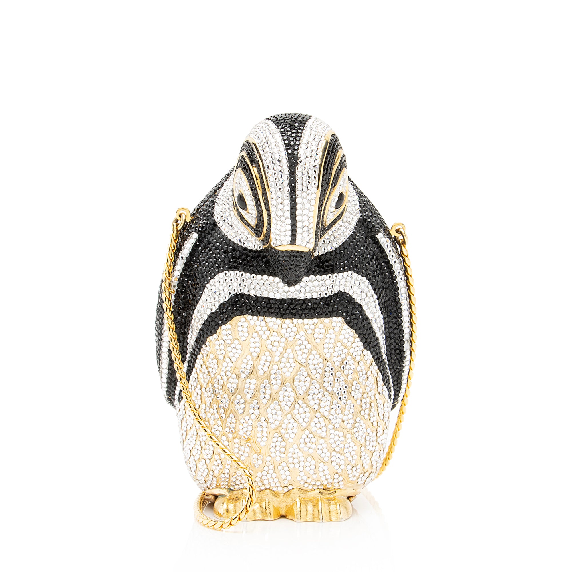 Judith Leiber Crystal Shy Penguin Minaudiere (SHF-23947)