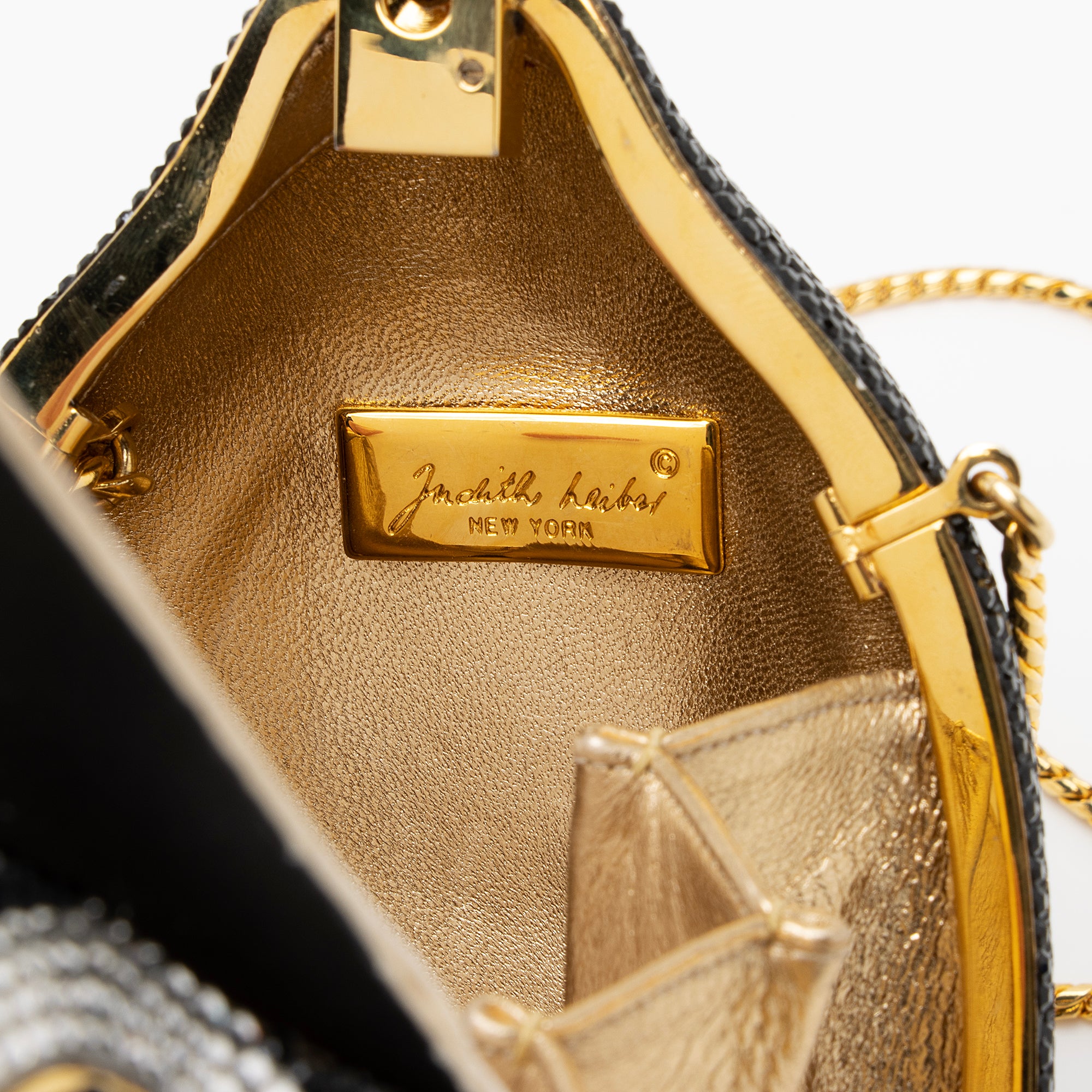 Judith Leiber Crystal Shy Penguin Minaudiere (SHF-23947)