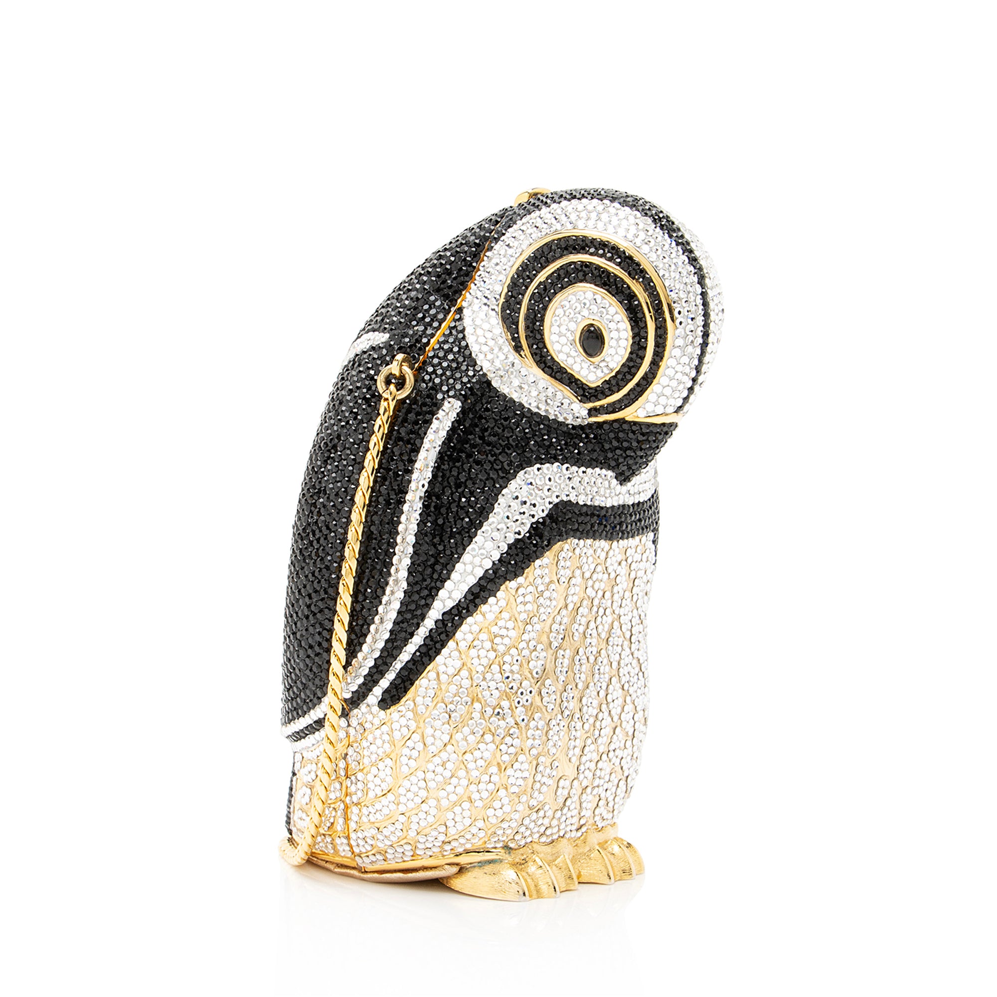 Judith Leiber Crystal Shy Penguin Minaudiere (SHF-23947)