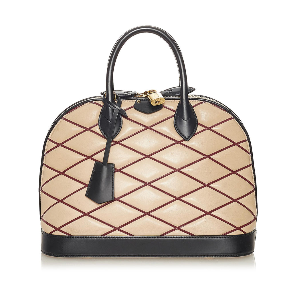 Louis Vuitton Vintage Alma Handbag Damier Pm Auction