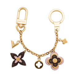 Louis Vuitton Blooming Flowers Key Ring Bag Charm (SHF-18898)