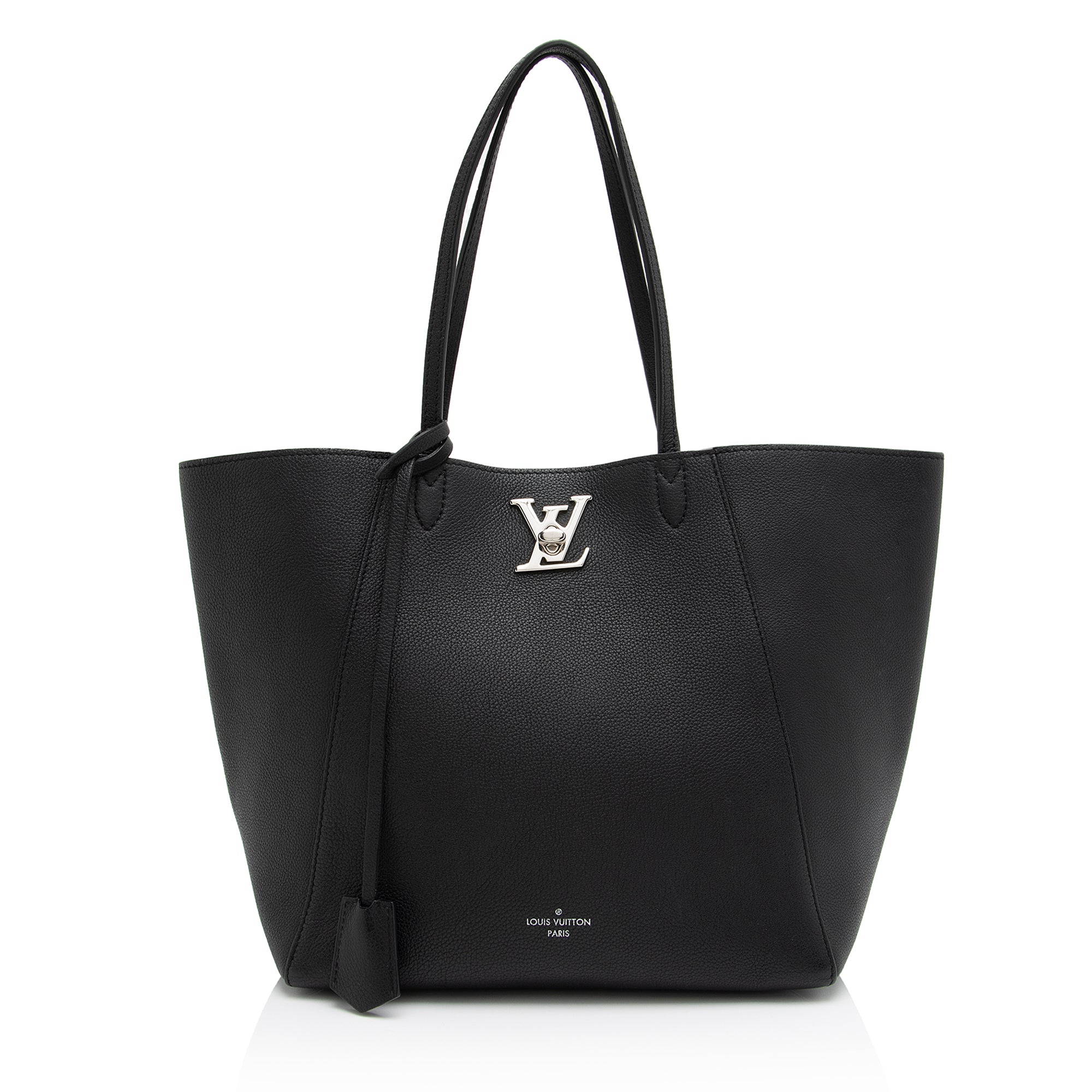 Louis Vuitton Calfskin Lockme Cabas Tote (SHF-23612)