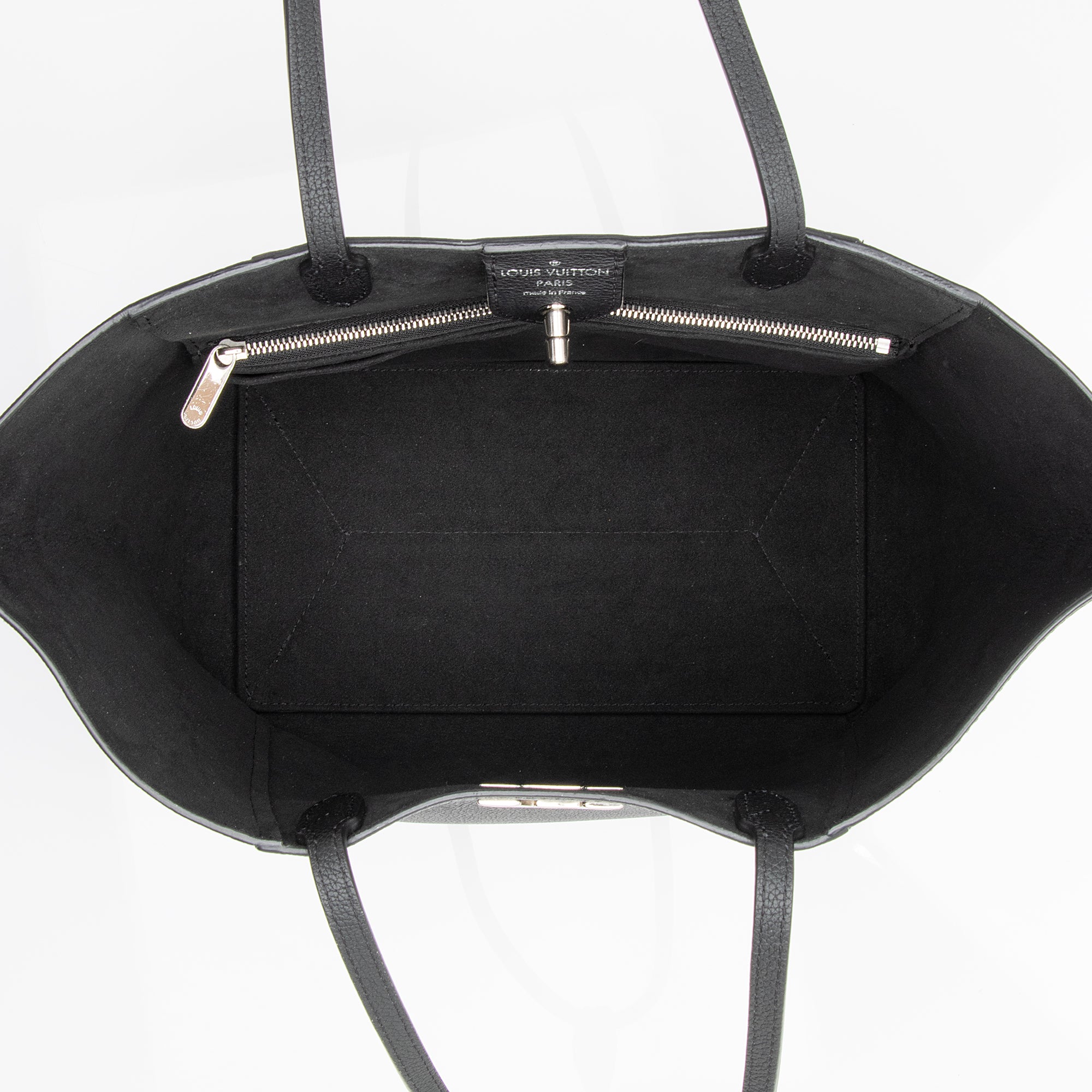 Louis Vuitton Calfskin Lockme Cabas Tote (SHF-23612)