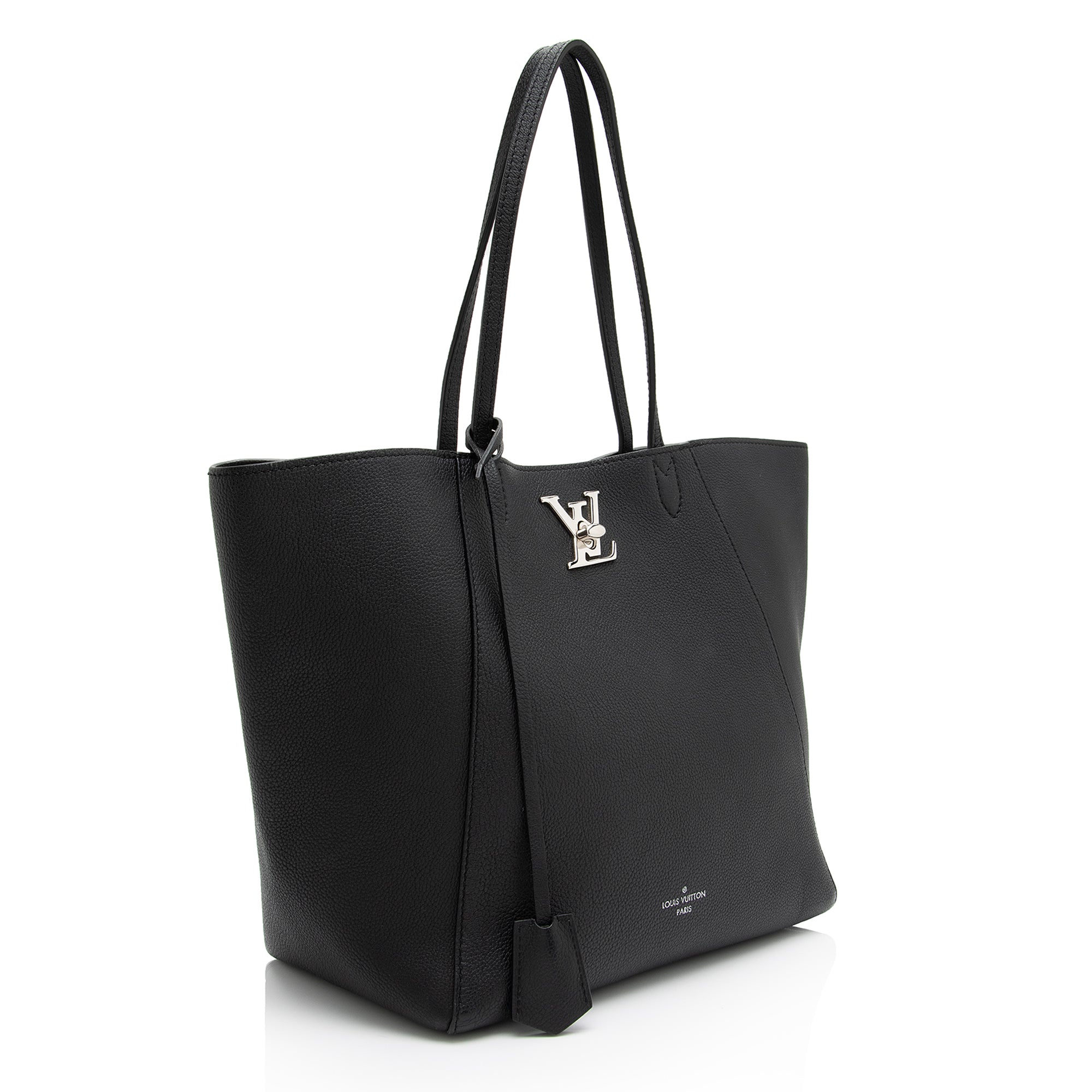 Louis Vuitton Calfskin Lockme Cabas Tote (SHF-23612)