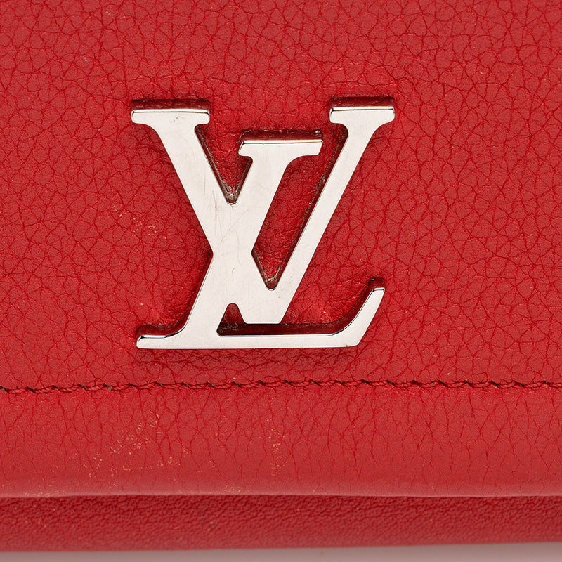 Louis Vuitton Lockme II Wallet Calfskin