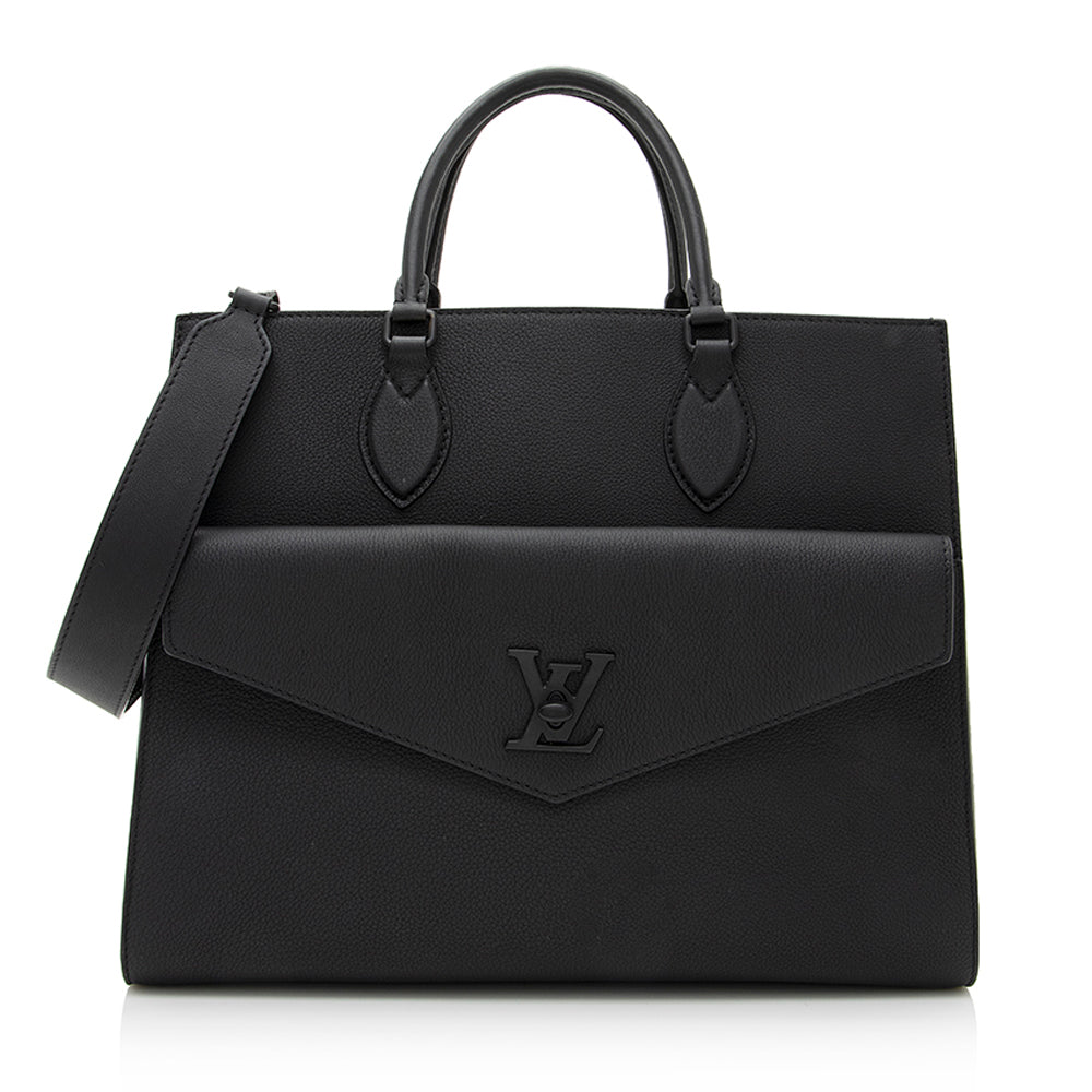 Louis Vuitton Calfskin Lockme Tote (SHF-21403) – LuxeDH