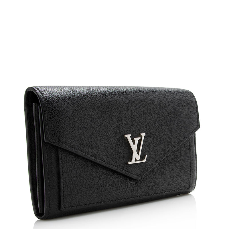 Louis Vuitton Calfskin Lockme Wallet (SHF-22060)