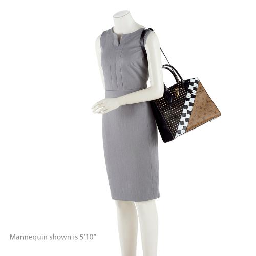 Louis Vuitton Limited Edition Monogram Reverse Canvas Night Light Steamer  MM Bag w/o Strap - Yoogi's Closet