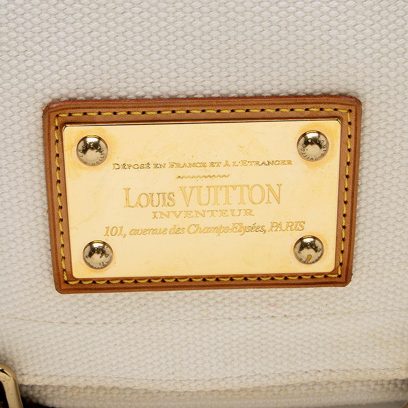 Louis Vuitton Canvas Antigua Besace Messenger Bag (SHF-15804)