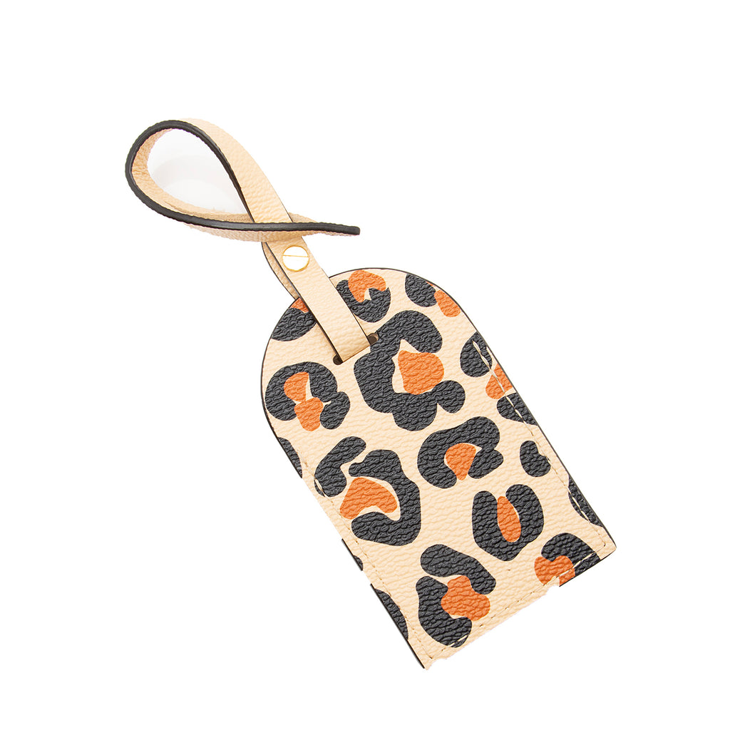 komme ud for ornament kontanter Louis Vuitton Coated Canvas Leopard Luggage Tag (SHF-22646) – LuxeDH