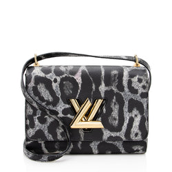 Louis Vuitton white Leather Twist MM Cross-Body Bag