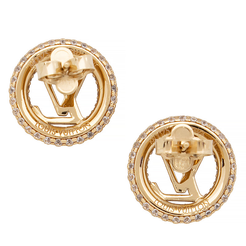 Louis Vuitton Louise Earrings Gold for Men