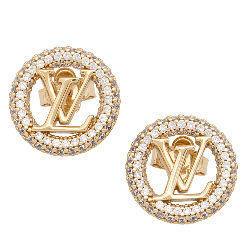 Louis Vuitton Louise Earrings Gold for Men