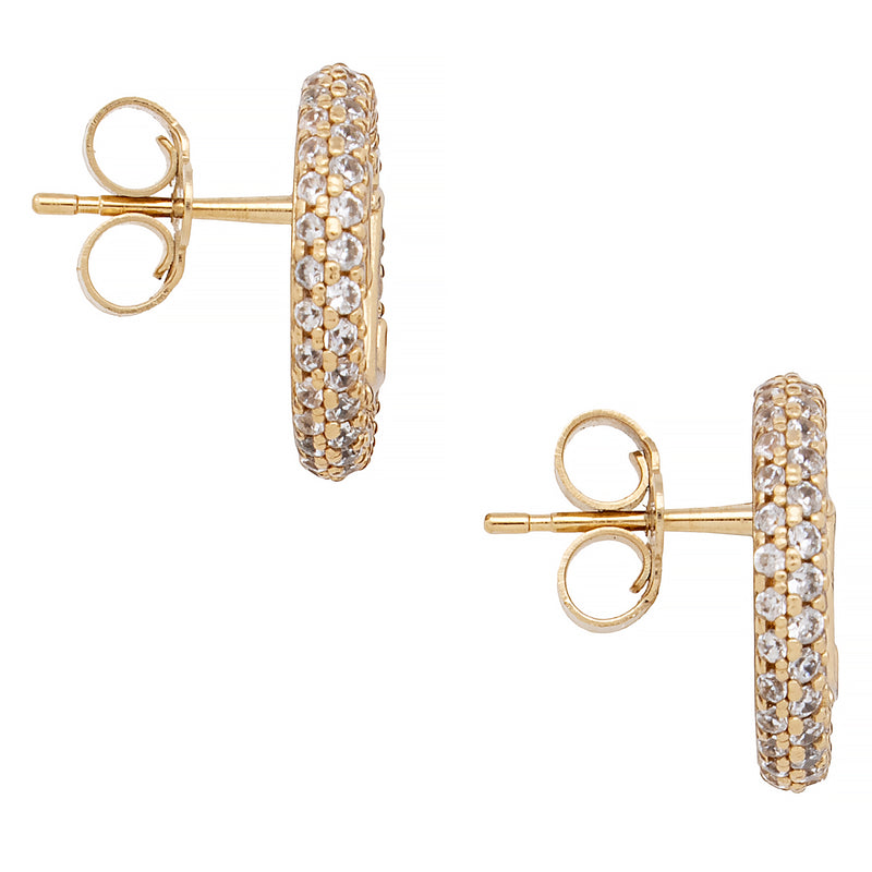 Louis Vuitton Louise By Night Stud Earrings Crystal Embellished