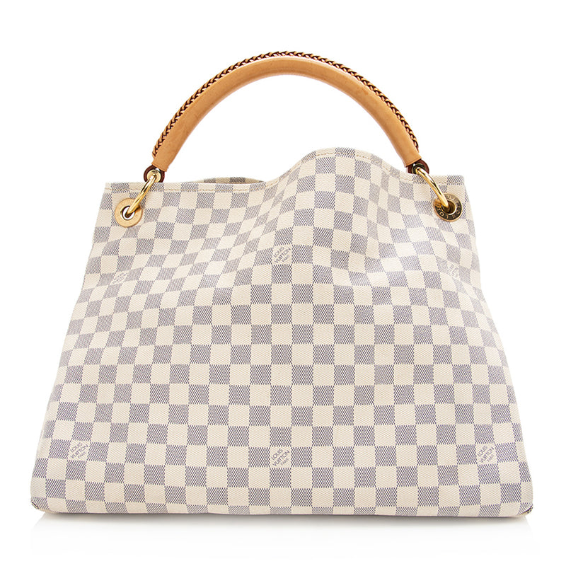 Louis Vuitton Artsy MM Damier Azur Shoulder Bag