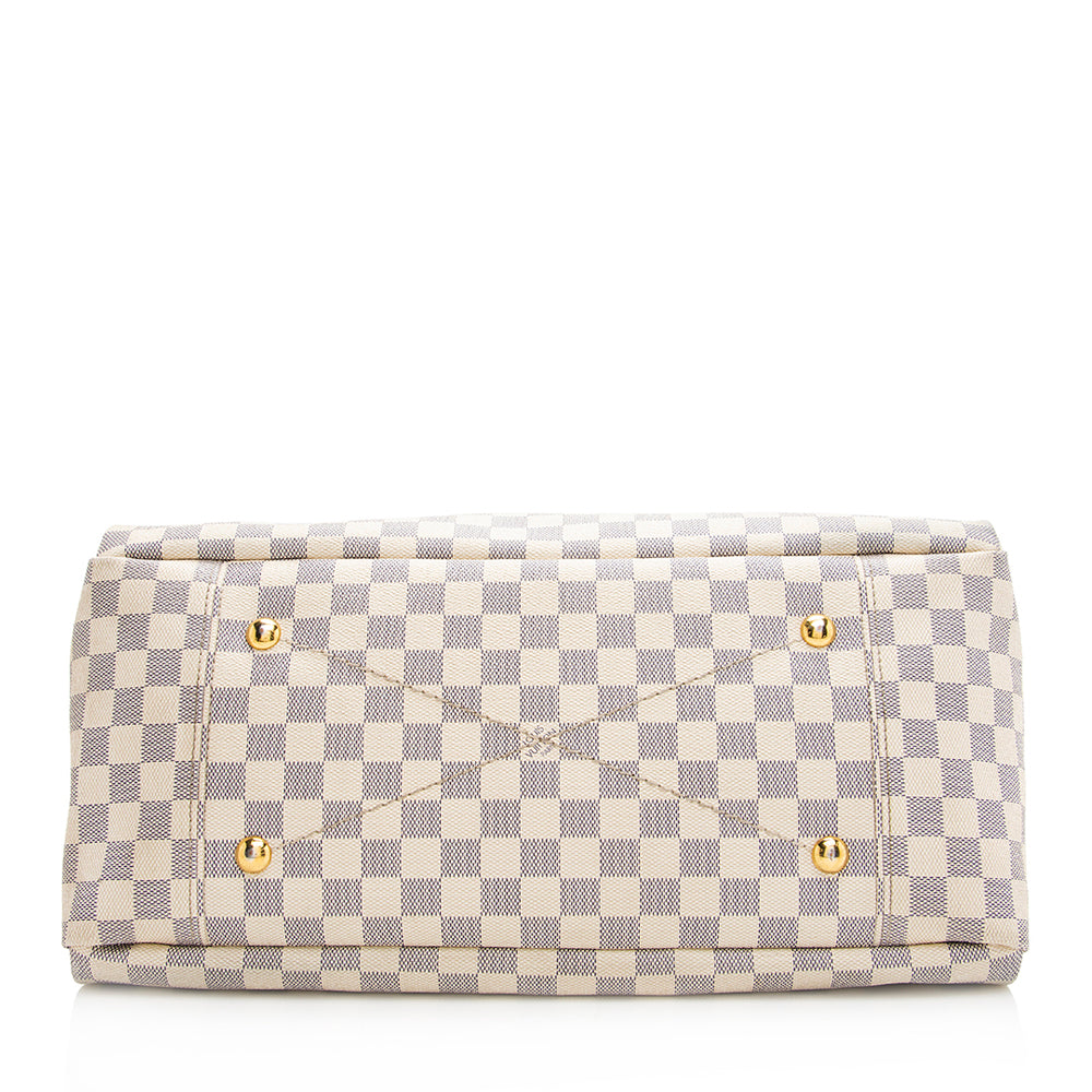 Louis Vuitton Damier Azur Artsy MM Shoulder Bag (SHF-20334)